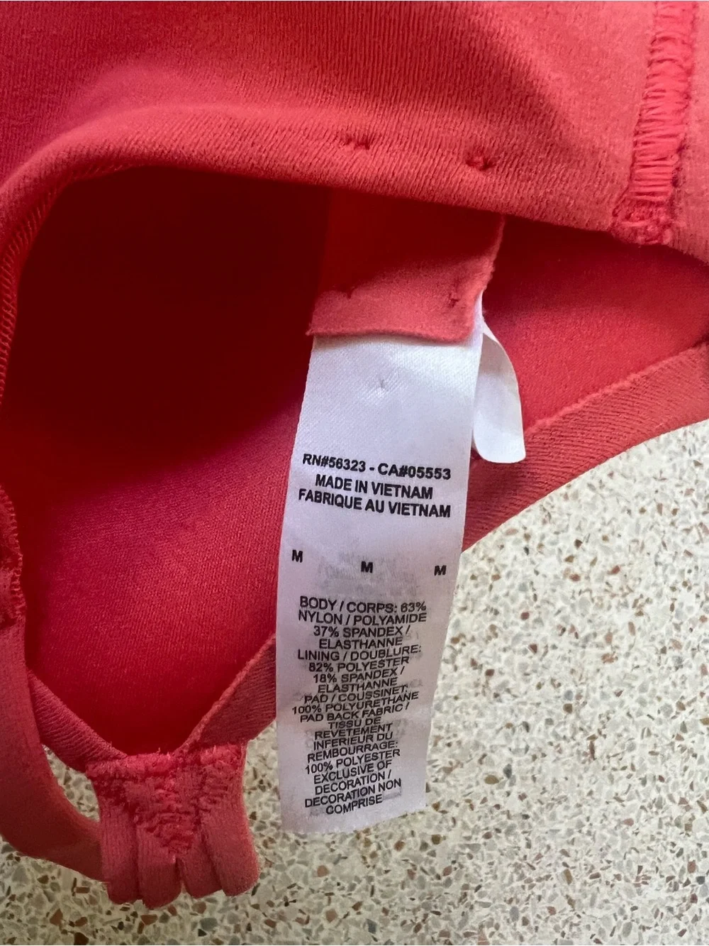 Nike lightweight bralette